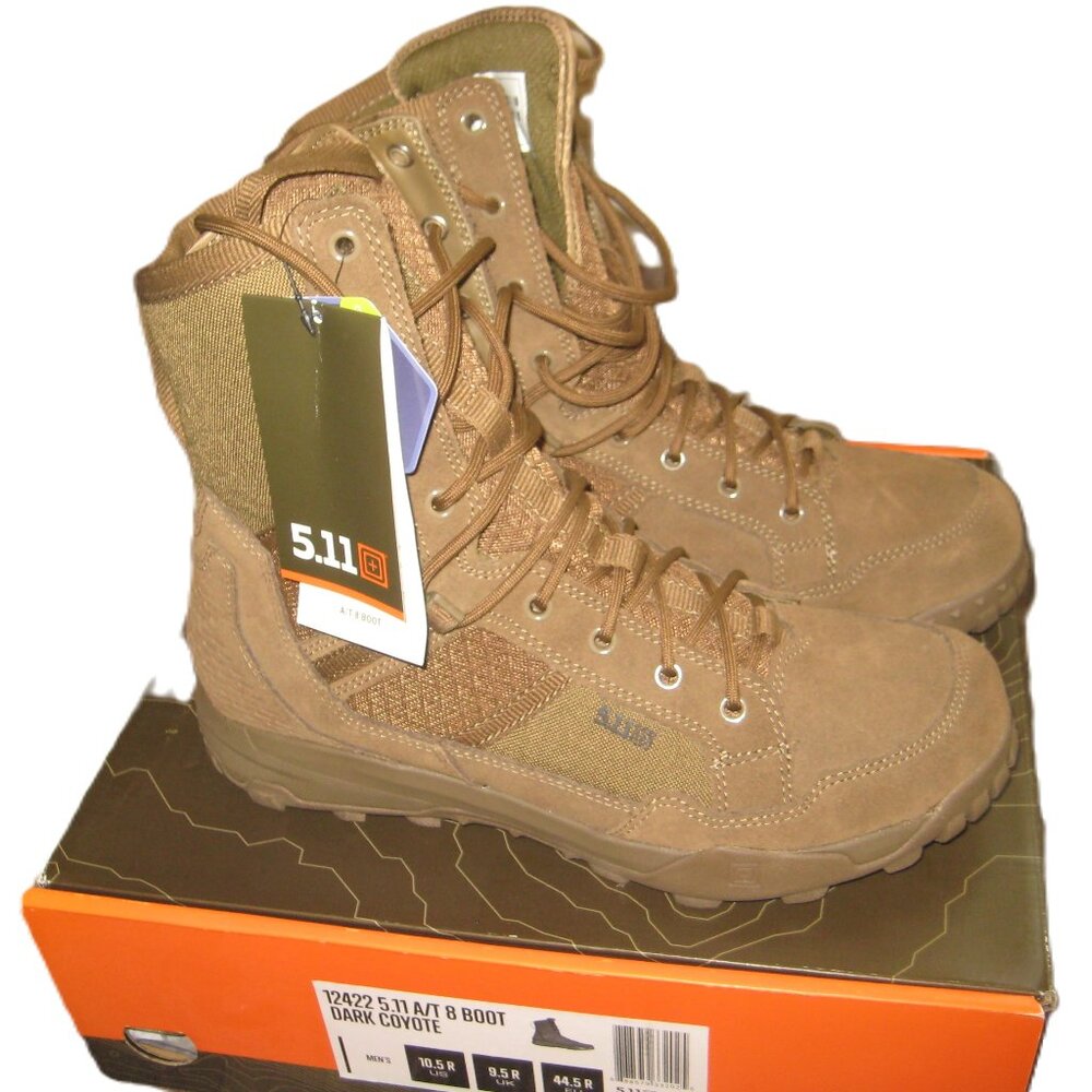 5.11 Tactical A.T.L.A.S. 8 Boot Dark Coyote Size 10.5 Regular